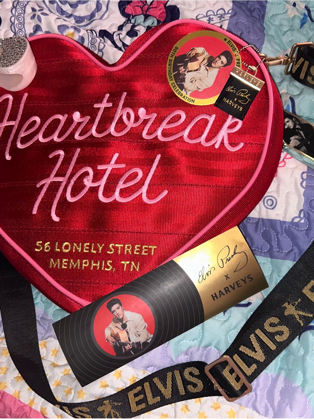 Harvey’s hearts bag